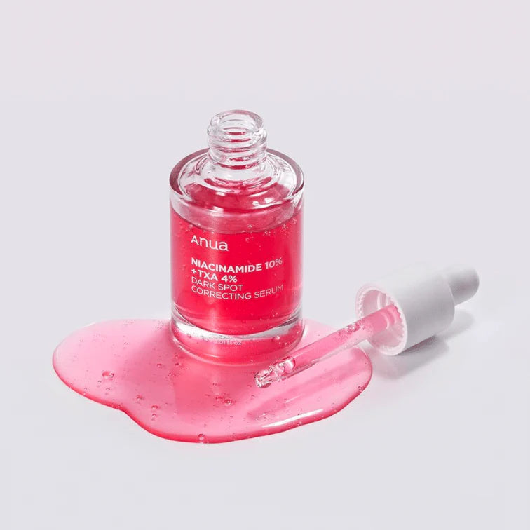 bottle on spilt serum