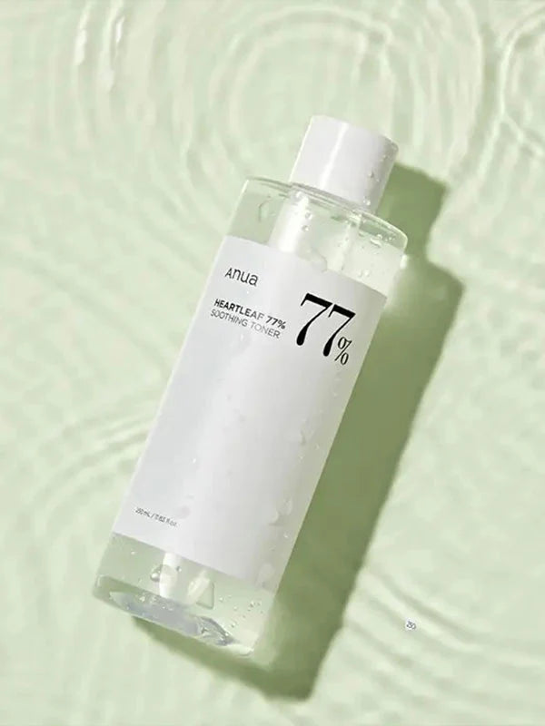 toner bottle on water