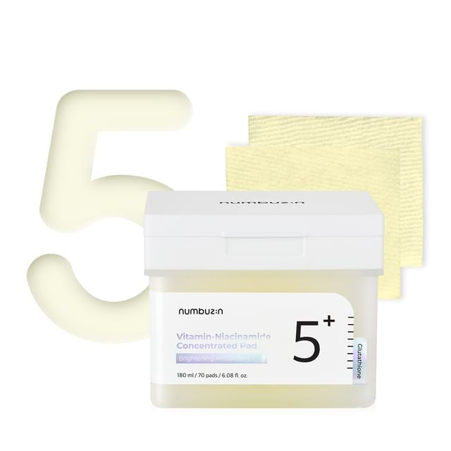 numbuzin - No.5 Vitamin-Niacinamide Concentrated Pad 180ML