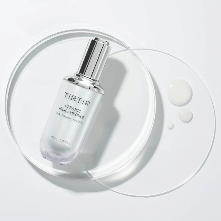 ampoule on glass